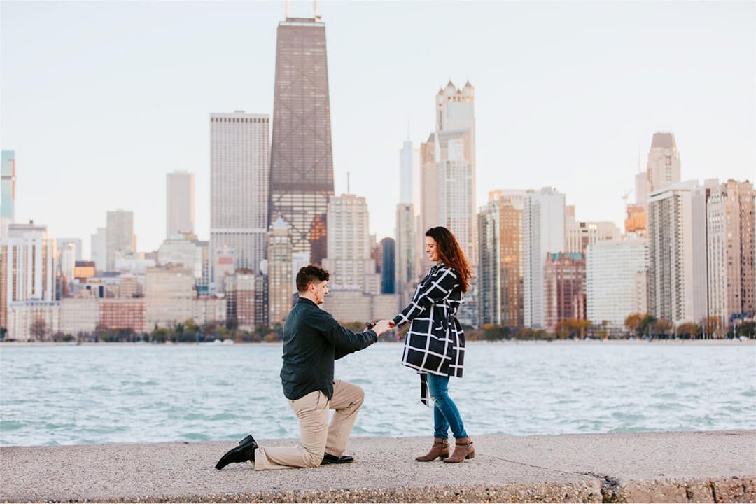 North Avenue Beach one of the best places to propose in Chicago!